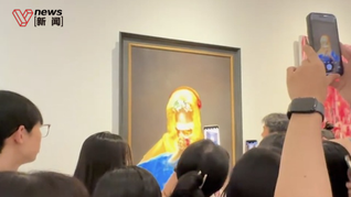 川美毕业生一幅画爆火，一眼乱真的《祷》已售出，主旨涉消费主义，作者未透露价格